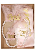 -BUTIK 4'lü Bride To Be Set, Bekarlığa Veda set, Taç ve Bileklik seti