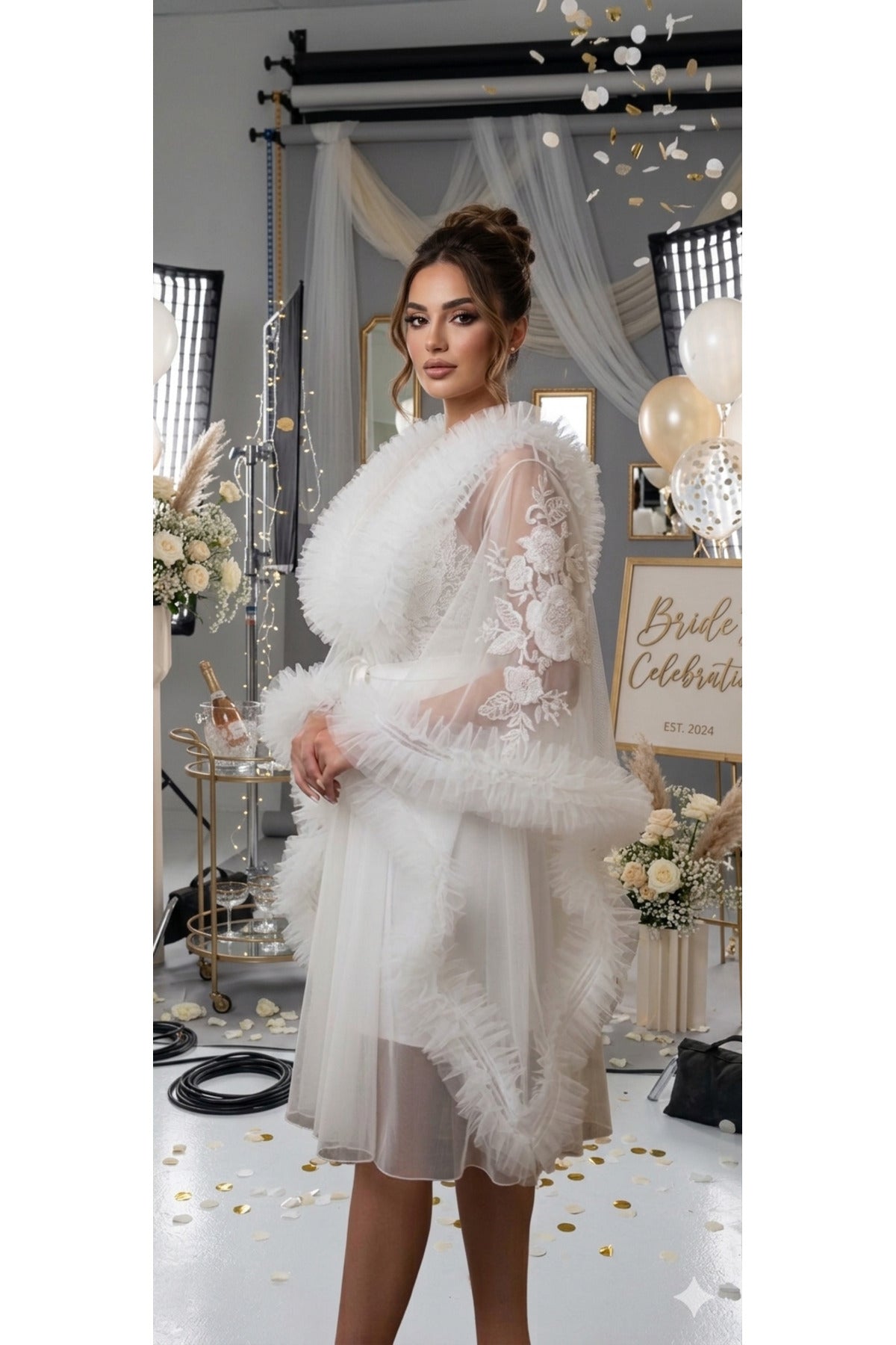 BRİDE SABAHLIK ÖZEL TASARIM | MODEL QUEEN GUFYLESS