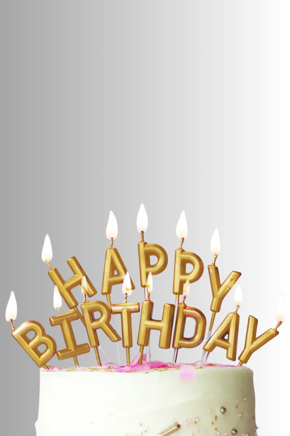 Happy Birthday Gold Mum Pasta Mumu Çoklu Paket Doğum Günü Özel Gün