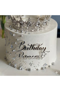 BİRTHDAY PRİNCESS PASTA ÖNÜ YAZI PLEKSİ | GÜMÜŞ
