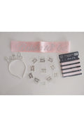 18 PARÇA BRIDE TO BE PEMBE/GÜMÜŞ SET