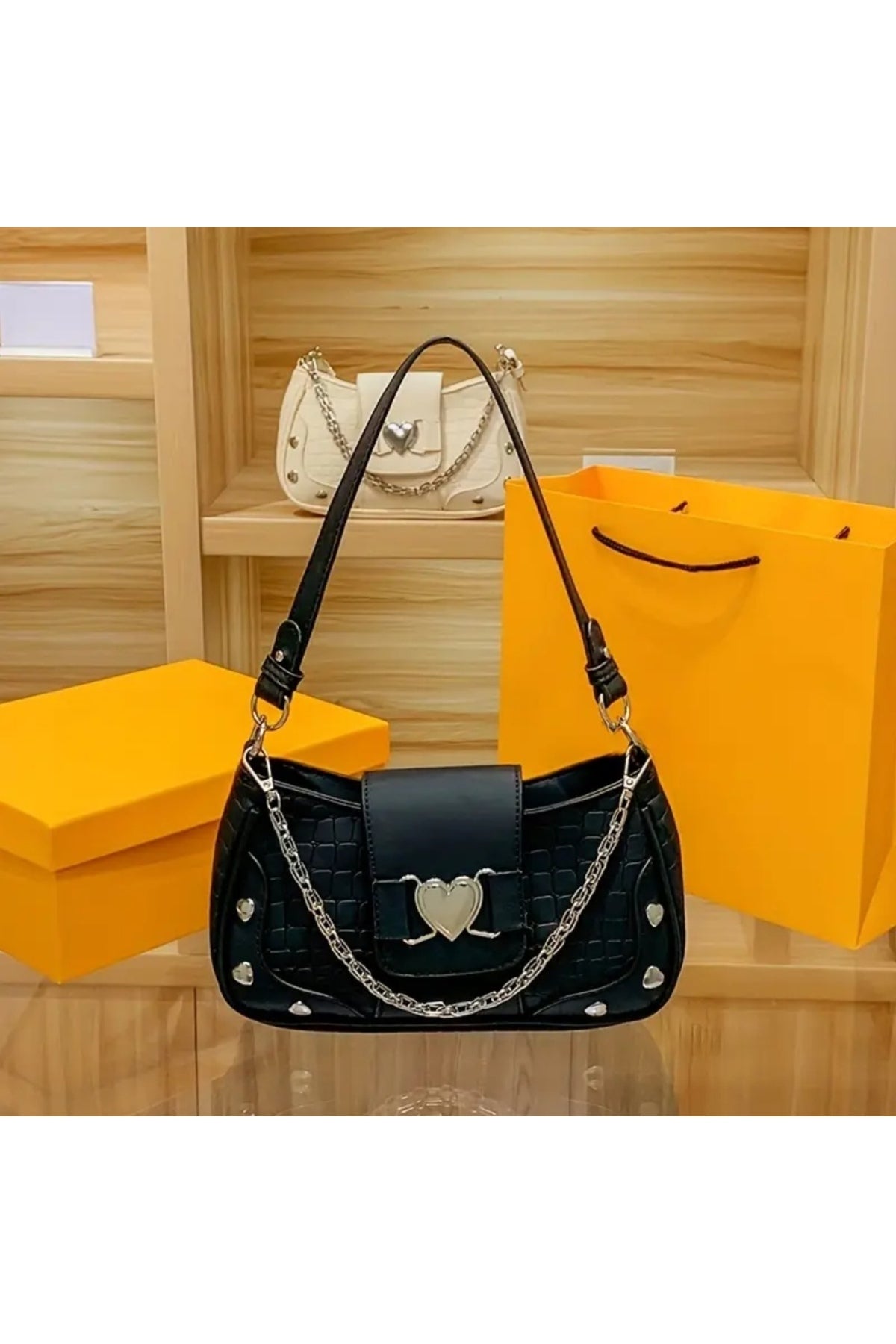 Women's Heart Trend Y2k Moda Tutkunu Çanta