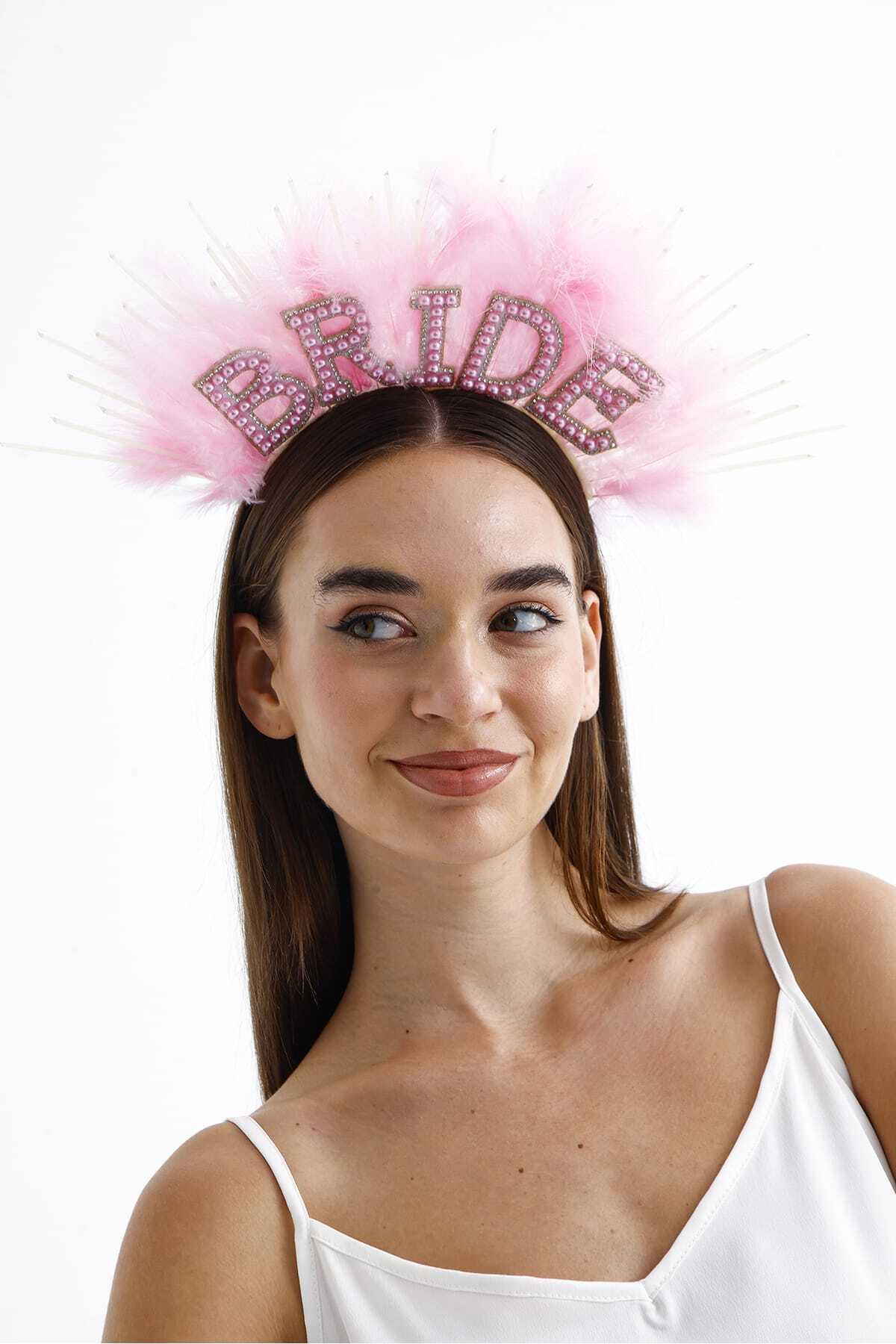 Pembe Bride Taç