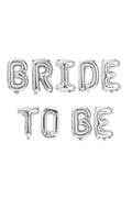 Bride To Be 16 Inç 40 Cm Gümüş Renk Folyo Balon Seti, Bride To Be Parti Kutlama
