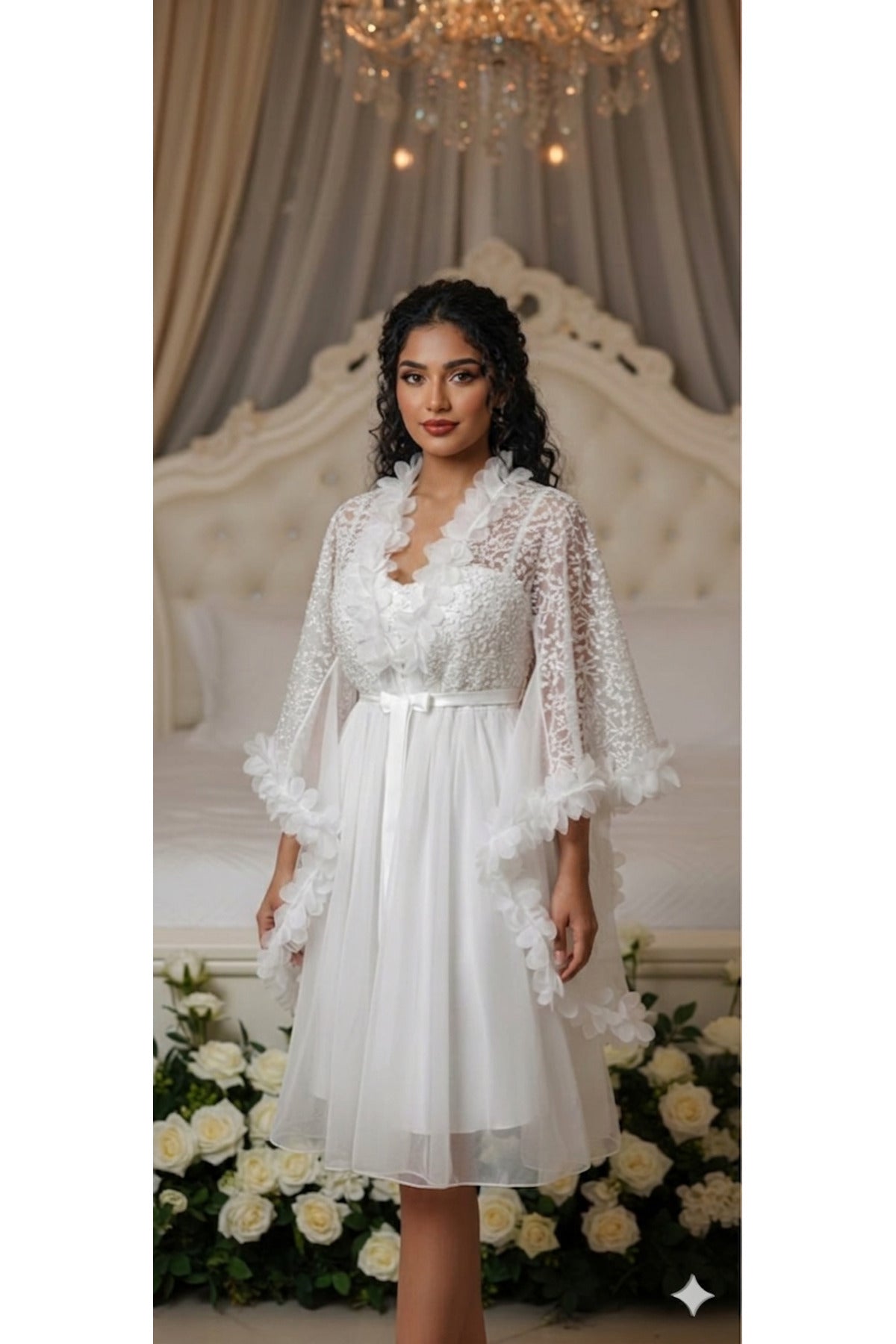 BRİDE SABAHLIK | ELBİSE ÖZEL TASARIM | MODEL LADY GALADRIEL