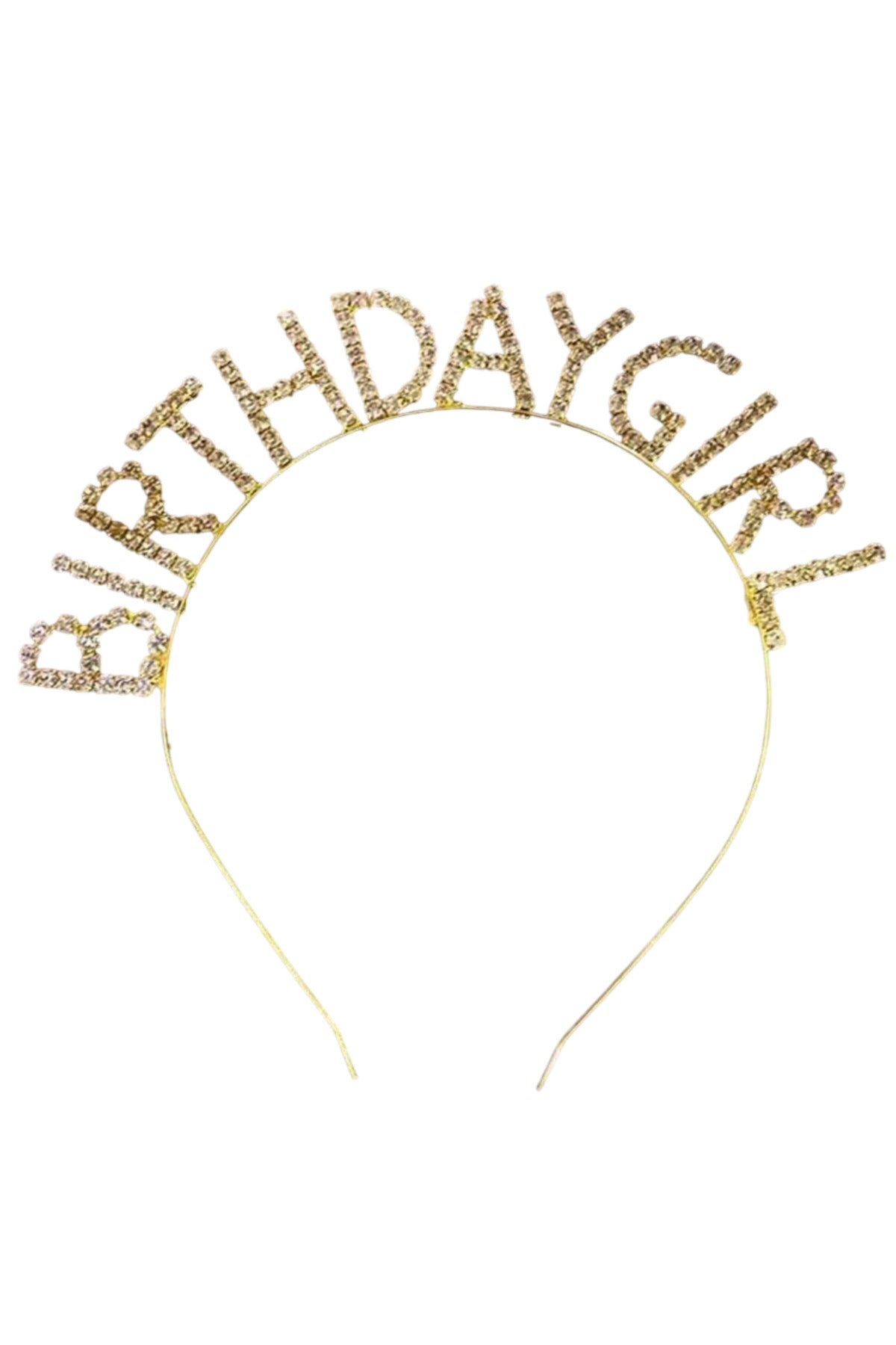 BirthdayGirl Kristal Taşlı Doğum Günü Parti Tacı Parti Aksesuarı Birthday Girl Parti Tacı