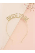 Bride To Be Gold Metal Parti Tacı Bekarlığa Veda Parti Tacı Aksesuarı
