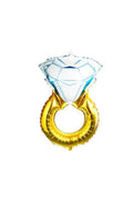 Tektaş Yüzük 75 Cm Gold Renkli Elmas Folyo Balon Bekarlığa Veda Partisi Bride To Be