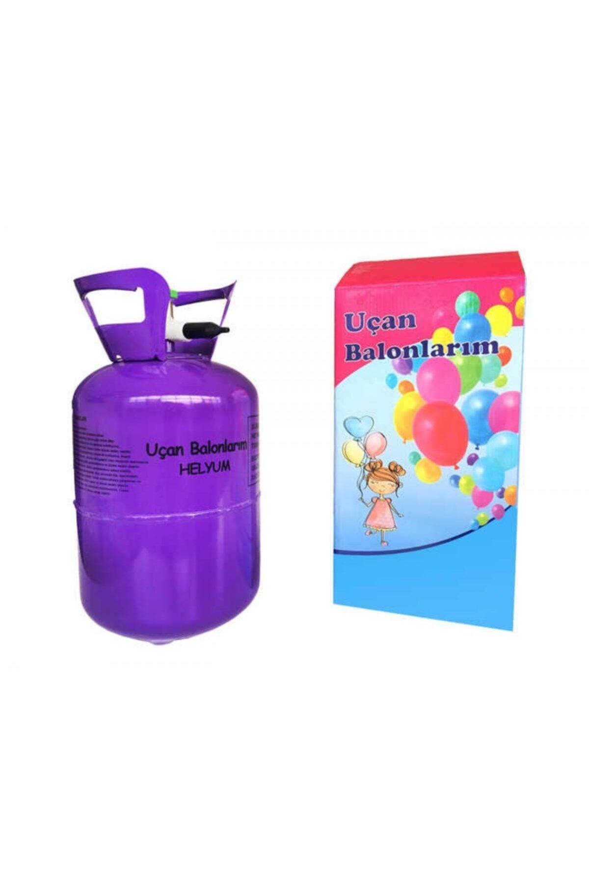 Helyum Gazı 2.2 Lt Helyum Tüpü Uçan Balon Gazı