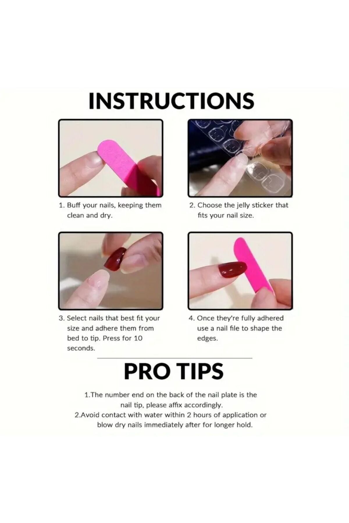 Women's Heart Takma Tırnak