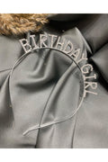 Birhtday Girl (doğum Günü Kızı) Yazılı Gümüş Rengi Taşlı Taç