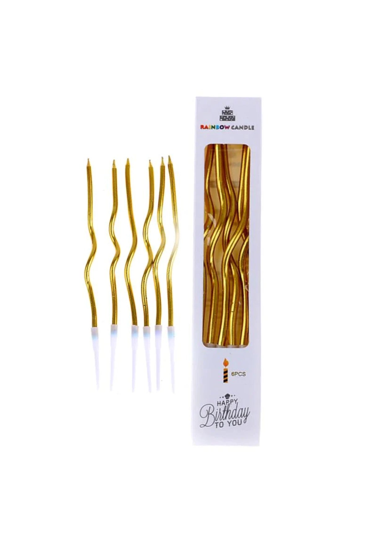 GOLD KIVRIMLI PASTA MUMU 6'LI