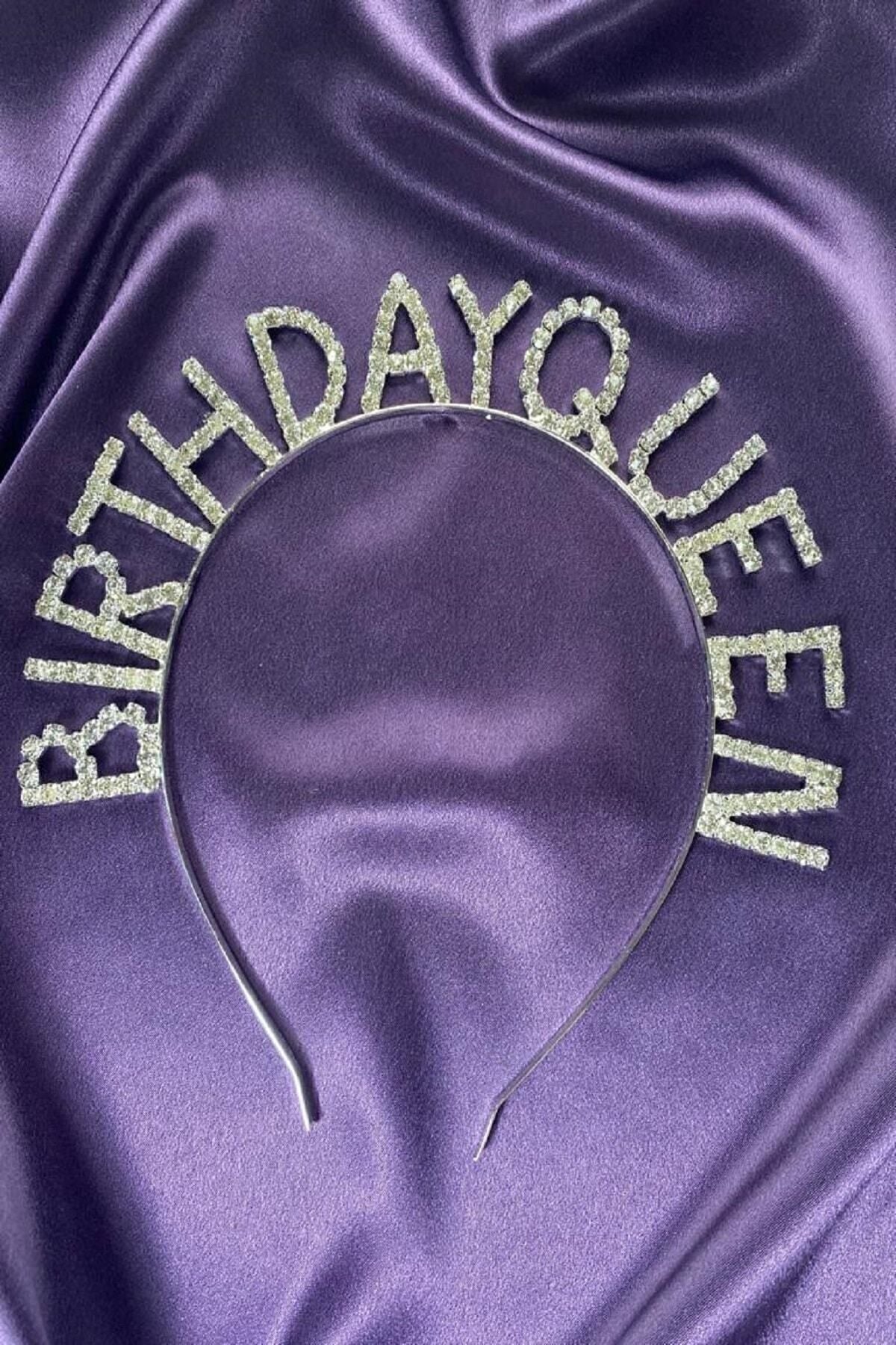 Birthday Queen Taşlı Doğum Günü Taçı