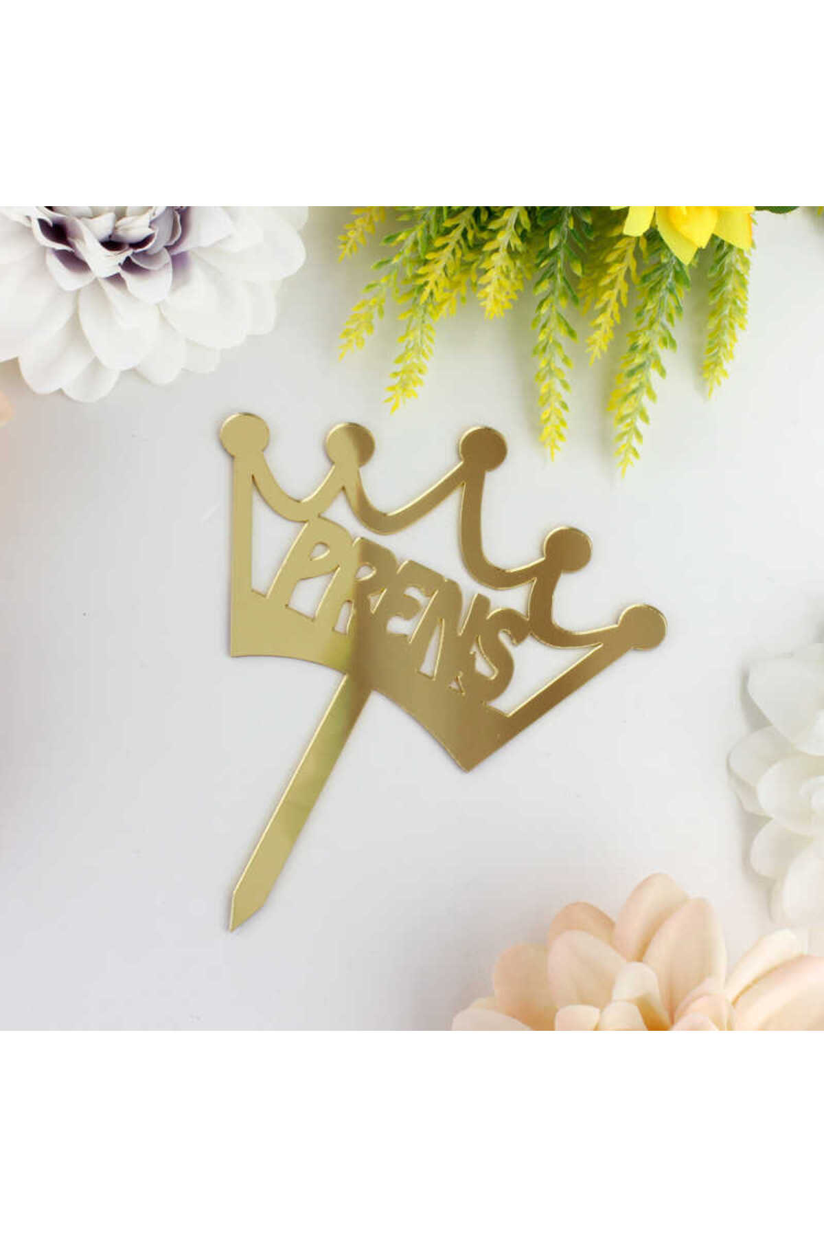 PRENS YAZILI PASTA YAZISI | GOLD