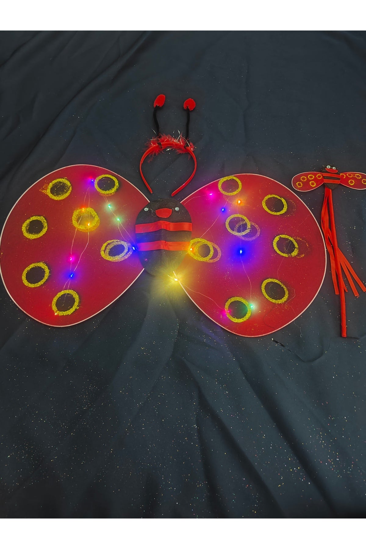 LED'li uğur böceği kanadı
